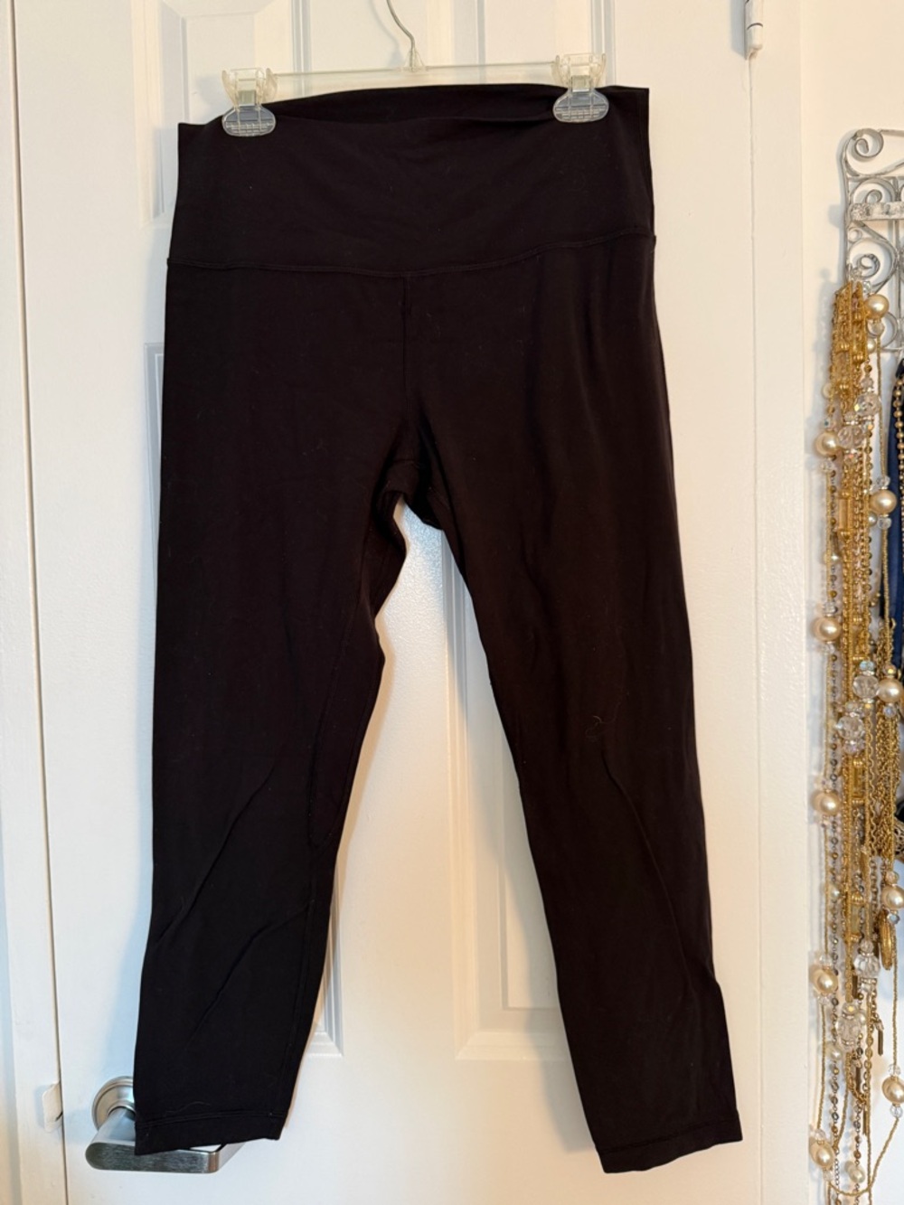 🎀 EUC LULULEMON ALIGN CAPRI LEGGINGS Sz 12, inseam 21” Black 🎀